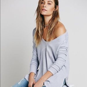 Sunset Park Thermal - Light Periwinkle